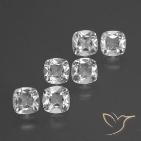 Pedras preciosas de Topázio Branco natural de 2.74 ct, Almofada, VVS-VS
