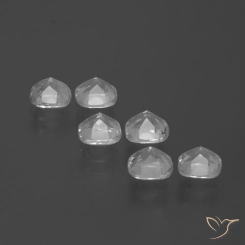 Pedras preciosas de Topázio Branco natural de 3.11 ct, Almofada, VVS-VS