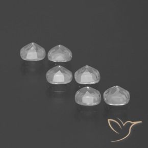Pedras preciosas de Topázio Branco natural de 2.98 ct, Almofada, VVS-VS