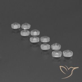 Pedras preciosas de Topázio Branco claro natural de 4.51 ct, Almofada, VVS-VS