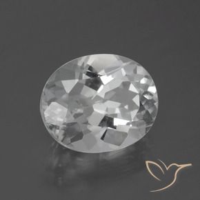 Topázio Branco claro Natural 5.64ct, oval, VVS
