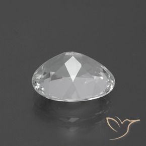 Topázio Branco claro Natural 5.64ct, oval, VVS