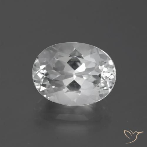 5.35ct Natural Branco Topázio, oval, VVS