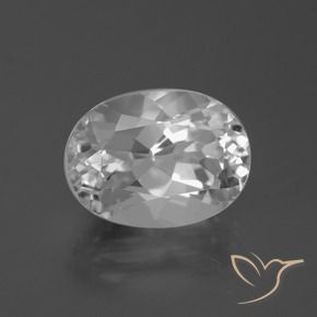 Topázio Branco claro Natural 5.21ct, oval, VVS-VS