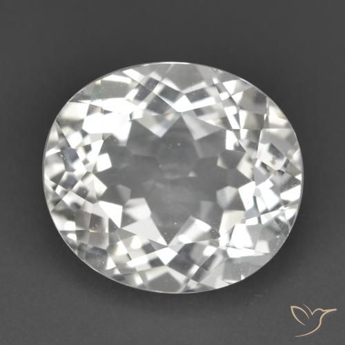 5.46ct Natural Branco Topázio, oval, VVS-VS