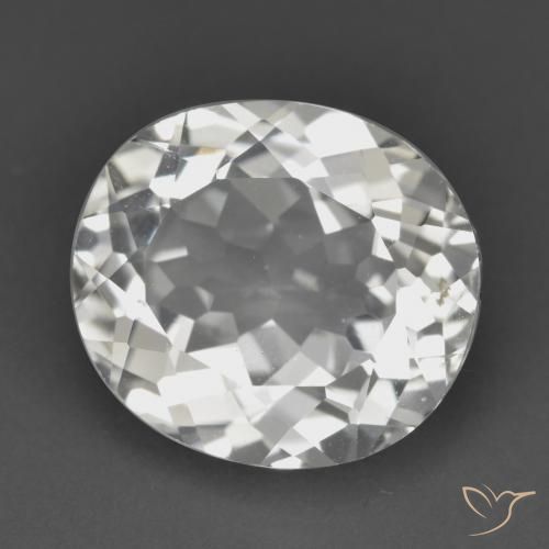 Topázio Branco Natural 5.46ct, oval, VVS-VS