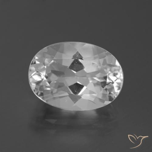 5.58ct Natural Branco Topázio, oval, VVS