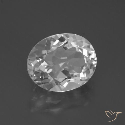 4.73ct Natural Branco claro Topázio, oval, VVS