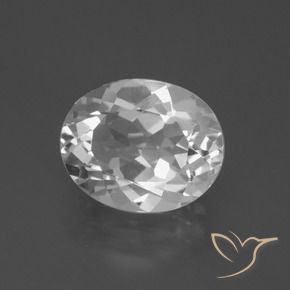 Topázio Branco claro Natural 4.73ct, oval, VVS