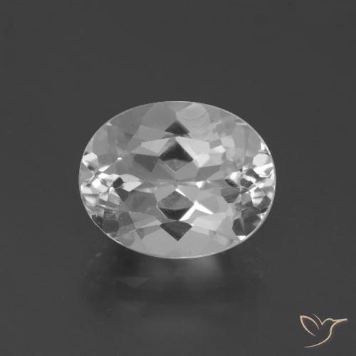 4.55ct Natural Branco claro Topázio, oval, VVS-VS
