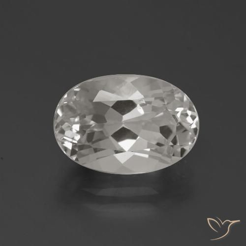 4.58ct Natural branco quente Topázio, oval, VVS