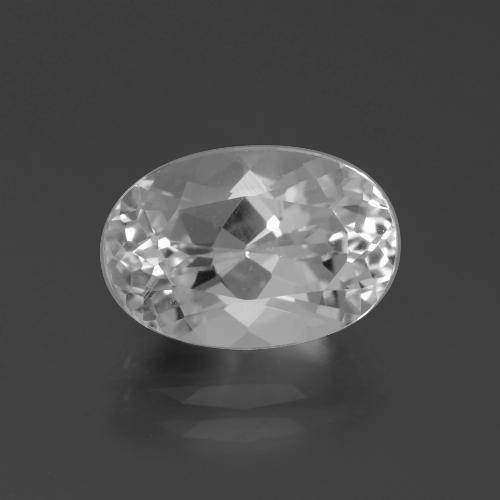 Topázio Branco Natural 4.86ct, Corte Oval, VVS