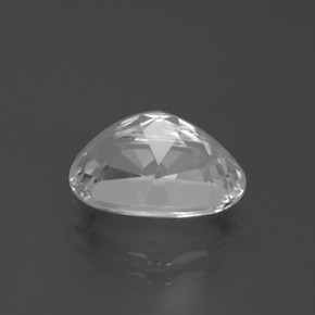 Topázio Branco Natural 4.86ct, Corte Oval, VVS