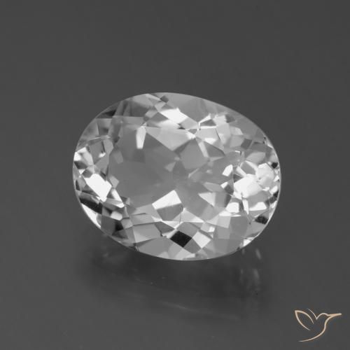Topázio Branco Natural 6.23ct, oval, VS
