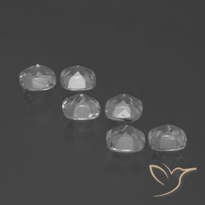 Pedras preciosas de Topázio Branco claro natural de 2.86 ct, Almofada, VVS-VS