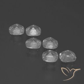 Pedras preciosas de Topázio Branco claro natural de 2.95 ct, Almofada, VVS-VS