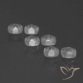 Pedras preciosas de Topázio Branco claro natural de 2.61 ct, Almofada, VVS-VS