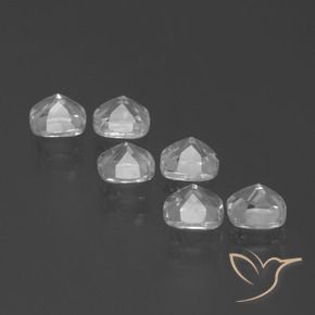 Pedras preciosas de Topázio Branco natural de 3.26 ct, Almofada, VVS-VS