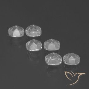 Pedras preciosas de Topázio Branco natural de 3.07 ct, Almofada, VVS-VS