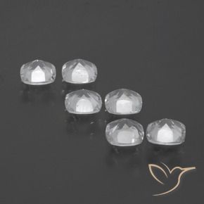 Pedras preciosas de Topázio Branco natural de 3.09 ct, Almofada, VVS-VS