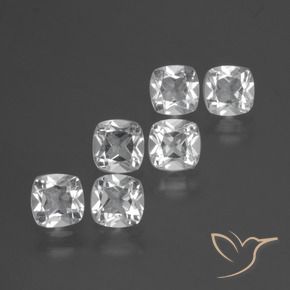 Pedras preciosas de Topázio Branco natural de 2.56 ct, Almofada, VVS-VS