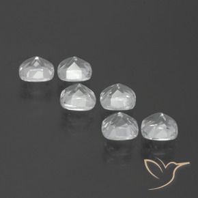 Pedras preciosas de Topázio Branco claro natural de 3.03 ct, Almofada, VVS-VS