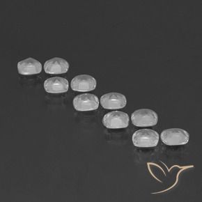 Pedras preciosas de Topázio Branco claro natural de 4.83 ct, Almofada, VVS-VS