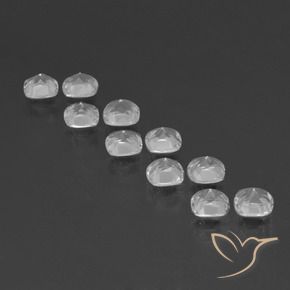 Pedras preciosas de Topázio Branco claro natural de 4.78 ct, Almofada, VVS-VS