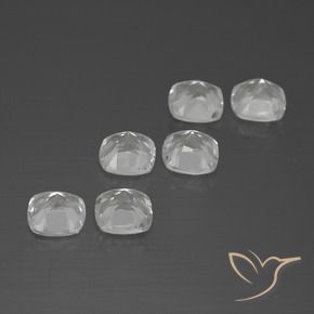 Pedras preciosas de Topázio Branco natural de 3.15 ct, Almofada, VVS-VS