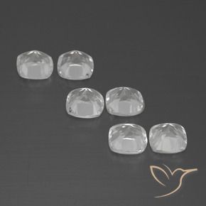 Pedras preciosas de Topázio Branco natural de 3.22 ct, Almofada, VVS-VS