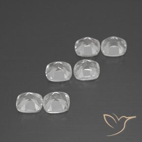 Pedras preciosas de Topázio Branco natural de 3.21 ct, Almofada, VVS-VS