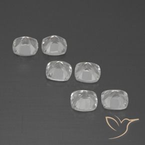 Pedras preciosas de Topázio Branco natural de 2.93 ct, Almofada, VVS-VS