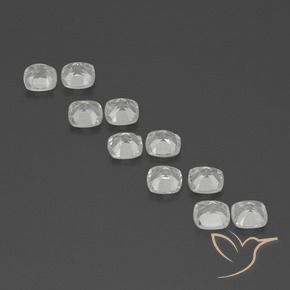 Pedras preciosas de Topázio Branco natural de 4.78 ct, Almofada, VVS-VS