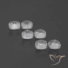 Pedras preciosas de Topázio Branco claro natural de 2.92 ct, Almofada, VVS-VS