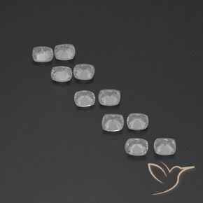Pedras preciosas de Topázio Branco natural de 4.64 ct, Almofada, VVS-VS