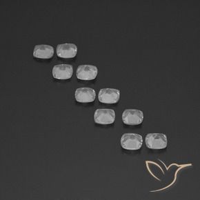 Pedras preciosas de Topázio Branco claro natural de 4.51 ct, Almofada, VVS-VS