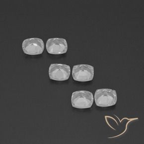 Pedras preciosas de Topázio Branco claro natural de 3.02 ct, Almofada, VVS-VS