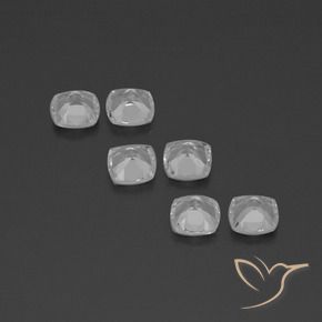 Pedras preciosas de Topázio Branco claro natural de 2.94 ct, Almofada, VVS-VS