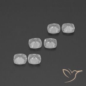 Pedras preciosas de Topázio Branco claro natural de 2.94 ct, Almofada, VVS-VS