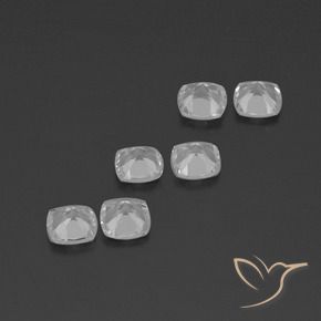 Pedras preciosas de Topázio Branco natural de 2.76 ct, Almofada, VVS-VS