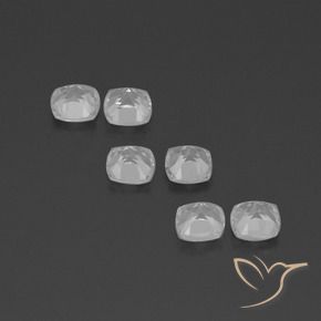 Pedras preciosas de Topázio Branco natural de 3.25 ct, Almofada, VVS-VS
