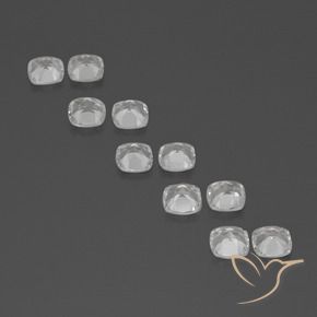 Pedras preciosas de Topázio Branco natural de 4.86 ct, Almofada, VVS-VS