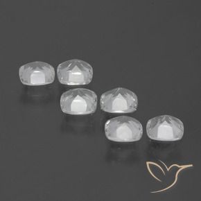 Pedras preciosas de Topázio Branco claro natural de 2.50 ct, Almofada, VVS-VS