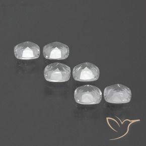 Pedras preciosas de Topázio Branco claro natural de 2.73 ct, Almofada, VVS-VS