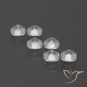 Pedras preciosas de Topázio Branco natural de 3.05 ct, Almofada, VVS-VS