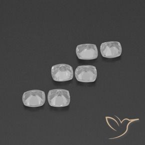 Pedras preciosas de Topázio Branco claro natural de 2.82 ct, Almofada, VVS-VS