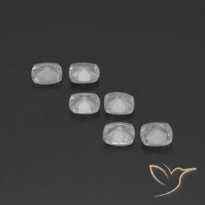 Pedras preciosas de Topázio Branco claro natural de 2.26 ct, Almofada, VVS-VS