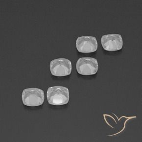 Pedras preciosas de Topázio Branco natural de 2.96 ct, Almofada, VVS-VS