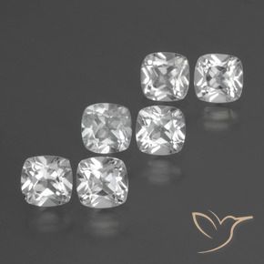 Pedras preciosas de Topázio Branco natural de 2.61 ct, Almofada, VVS-VS