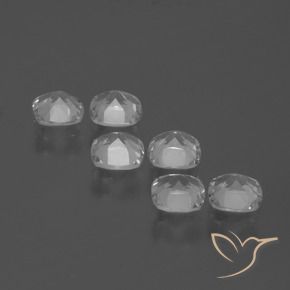 Pedras preciosas de Topázio Branco claro natural de 2.91 ct, Almofada, VVS-VS